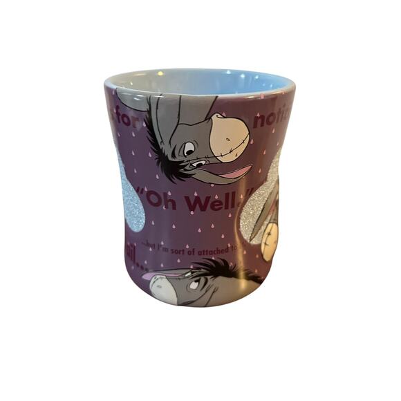 Disney Parks ‘Eeyore’ Purple 3D Textured Coffee Mug Thanks For Noticing Me - Picture 2 of 6